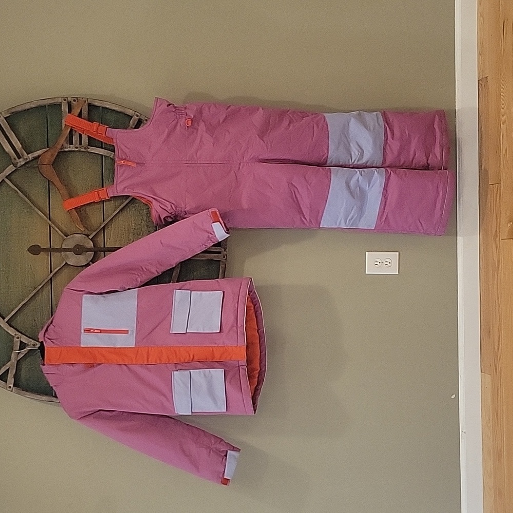 Hannah Anderson Colorblock Snow Jacket and Snowbib